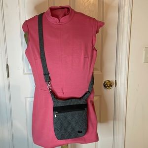 Lug RFID protection crossbody bag with multiple pockets